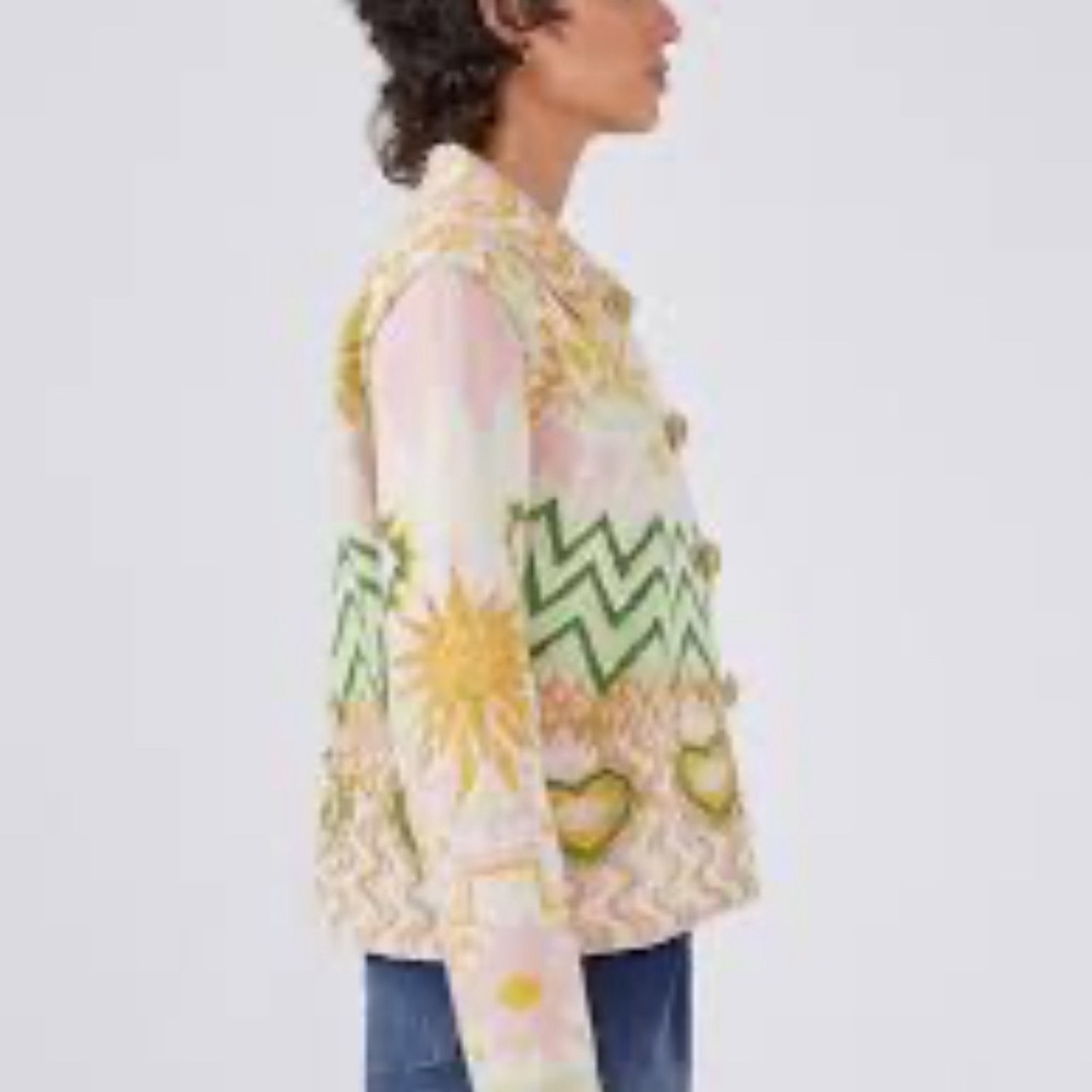 Hayley Menzies London Colorful Patterned Sweater - Picture 2 of 6